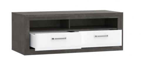 Meble Forte LENNOX NEW MRYT121-C275 Szafka RTV Biały/Szary Meble Forte LENNOX NEW MRYT121-C275 Szafka RTV Biały/Szary