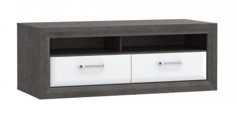 Meble Forte LENNOX NEW MRYT121-C275 Szafka RTV Biały/Szary Meble Forte LENNOX NEW MRYT121-C275 Szafka RTV Biały/Szary