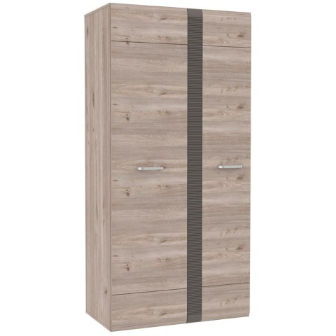 Meble Forte LOCARNO LCRS821-N92 Szafa ubraniowa Dąb/Szary Meble Forte LOCARNO LCRS821-N92 Szafa ubraniowa Dąb/Szary