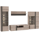 Meble Forte LOCARNO LCRS821-N92 Szafa ubraniowa Dąb/Szary Meble Forte LOCARNO LCRS821-N92 Szafa ubraniowa Dąb/Szary