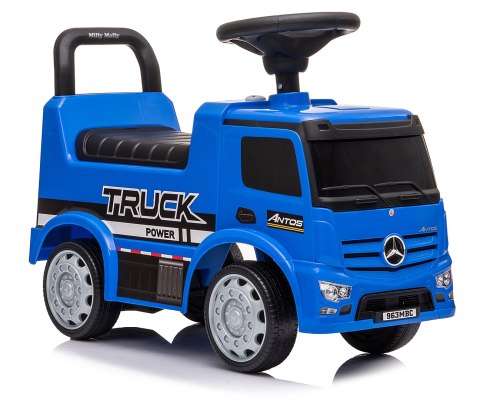 Milly Mally Pojazd Jeździk MERCEDES ANTOS Blue Niebieski Chodzik Pchacz światła dźwięki schowek pod siedziskiem Milly Mally Pojazd Jeździk MERCEDES ANTOS Blue Niebieski Chodzik Pchacz światła dźwięki schowek pod siedziskiem
