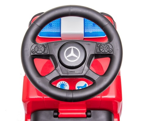 Milly Mally Pojazd MERCEDES ANTOS - FIRE TRUCK Czerwony Straż Pożarna światła sygnalizacja - kogut schowek pod siedziskiem Milly Mally Pojazd MERCEDES ANTOS - FIRE TRUCK Czerwony Straż Pożarna światła sygnalizacja - kogut schowek pod siedziskiem