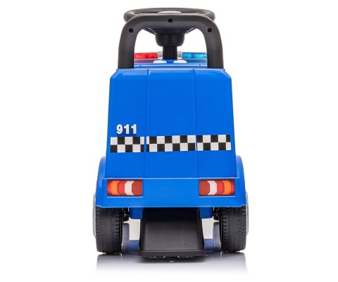 Milly Mally Pojazd Jeździk MERCEDES ANTOS -POLICE TRUCK chodzik pchacz Niebieski Policja światła sygnały schowek pod siedziskiem Milly Mally Pojazd Jeździk MERCEDES ANTOS -POLICE TRUCK chodzik pchacz Niebieski Policja światła sygnały schowek pod siedziskiem