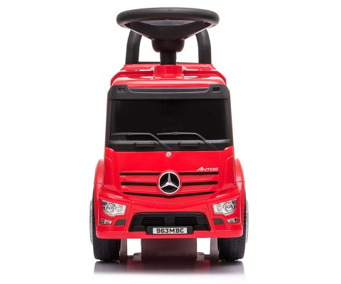 Milly Mally Pojazd Jeździk MERCEDES ANTOS Red Czerwony Chodzik Pchacz autko światła dźwięki schowek pod siedziskiem oparcie Milly Mally Pojazd Jeździk MERCEDES ANTOS Red Czerwony Chodzik Pchacz autko światła dźwięki schowek pod siedziskiem oparcie