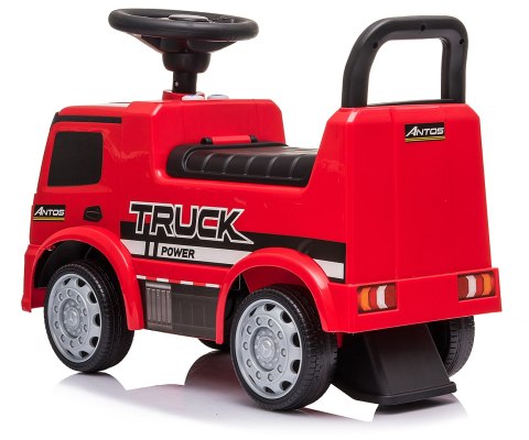 Milly Mally Pojazd Jeździk MERCEDES ANTOS Red Czerwony Chodzik Pchacz autko światła dźwięki schowek pod siedziskiem oparcie Milly Mally Pojazd Jeździk MERCEDES ANTOS Red Czerwony Chodzik Pchacz autko światła dźwięki schowek pod siedziskiem oparcie