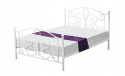 HALMAR łóżko PANAMA 120 cm metalowe biały