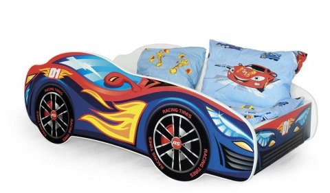 HALMAR łóżko SPEED wielobarwny + stelaż i materac płyta meblowa laminowana obrzeża miękkie PVC dziecięce / młodzieżowe HALMAR łóżko SPEED wielobarwny + stelaż i materac płyta meblowa laminowana obrzeża miękkie PVC dziecięce / młodzieżowe