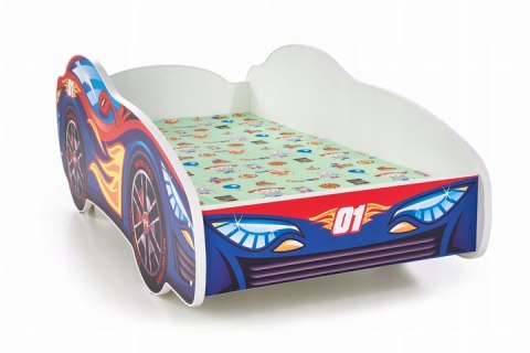 HALMAR łóżko SPEED wielobarwny + stelaż i materac płyta meblowa laminowana obrzeża miękkie PVC dziecięce / młodzieżowe HALMAR łóżko SPEED wielobarwny + stelaż i materac płyta meblowa laminowana obrzeża miękkie PVC dziecięce / młodzieżowe