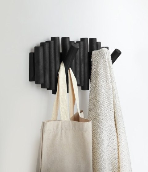 Umbra b.v. Wieszak z 5 uchwytami, Picket czarny Umbra b.v. Wieszak z 5 uchwytami, Picket czarny