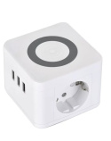 Fun Desk Uniwersalny przedłużacz sieciowy Logan Inc WS2-1.5 USB + ładowanie indukcyjne Fun Desk Uniwersalny przedłużacz sieciowy Logan Inc WS2-1.5 USB + ładowanie indukcyjne
