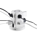 Fun Desk Uniwersalny przedłużacz sieciowy Logan WS8-2 USB + ładowanie indukcyjne Fun Desk Uniwersalny przedłużacz sieciowy Logan WS8-2 USB + ładowanie indukcyjne