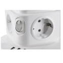 Fun Desk Uniwersalny przedłużacz sieciowy Logan WS8-2 USB + ładowanie indukcyjne Fun Desk Uniwersalny przedłużacz sieciowy Logan WS8-2 USB + ładowanie indukcyjne