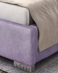 FORTE Łóżko tapicerowane LANCIANO 120 x 200 - z zagłówkiem - mozliwość pojemnika - tkanina do wyboru FORTE Łóżko tapicerowane LANCIANO 120 x 200 - z zagłówkiem - mozliwość pojemnika - tkanina do wyboru
