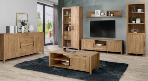 Forte MALTE BRUN CFTT5043-D84 Stolik okolicznościowy, kawowy z Dąb Waterford szafką i półkami Forte MALTE BRUN CFTT5043-D84 Stolik okolicznościowy, kawowy z Dąb Waterford szafką i półkami