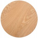 ŁAWA AZURRA OKRĄGŁA Halmar MDF+ OKLEINA NATURALNA / TWORZYWO POPIELATY FI 69 ŁAWA AZURRA OKRĄGŁA Halmar MDF+ OKLEINA NATURALNA / TWORZYWO POPIELATY FI 69