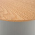 ŁAWA AZURRA OKRĄGŁA Halmar MDF+ OKLEINA NATURALNA / TWORZYWO POPIELATY FI 69 ŁAWA AZURRA OKRĄGŁA Halmar MDF+ OKLEINA NATURALNA / TWORZYWO POPIELATY FI 69