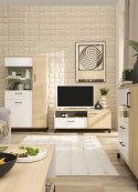 SZAFA SZUFLADA I PÓŁKI MŁODZIEŻOWA MEBLAR MADISON System MD2 - biały / dąb biszkoptowy płyta laminowana do sypialni dla dziecka SZAFA SZUFLADA I PÓŁKI MŁODZIEŻOWA MEBLAR MADISON System MD2 - biały / dąb biszkoptowy płyta laminowana do sypialni dla dziecka