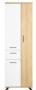 SZAFA SZUFLADA I PÓŁKI MŁODZIEŻOWA MEBLAR MADISON System MD2 - biały / dąb biszkoptowy płyta laminowana do sypialni dla dziecka SZAFA SZUFLADA I PÓŁKI MŁODZIEŻOWA MEBLAR MADISON System MD2 - biały / dąb biszkoptowy płyta laminowana do sypialni dla dziecka
