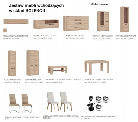 Meble Forte MAXIMUS MDXK26-W14 Komoda Śliwka Comano Meble Forte MAXIMUS MDXK26-W14 Komoda Śliwka Comano