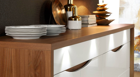 Meble Forte SAINT TROPEZ STZK241B-J34 Komoda Dąb Sangallo/Biały Meble Forte SAINT TROPEZ STZK241B-J34 Komoda Dąb Sangallo/Biały