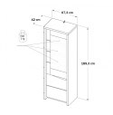 Meble Forte SAINT TROPEZ STZV711LB-J34 Witryna L Dąb Sangallo/Biały Meble Forte SAINT TROPEZ STZV711LB-J34 Witryna L Dąb Sangallo/Biały
