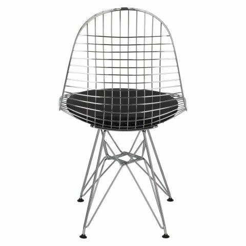 D2.DESIGN Krzesło Net czarna pojedyncza poduszka D2.DESIGN Krzesło Net czarna pojedyncza poduszka