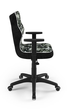 Entelo Duo Czarny Storia 33 rozmiar 6 - Zdrowotne KRZESŁO dla kręgosłupa, ortopedyczne - fotel obrotowy do biurka dla dzieci