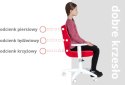 Entelo Duo Czarny Storia 33 rozmiar 6 - Zdrowotne KRZESŁO dla kręgosłupa, ortopedyczne - fotel obrotowy do biurka dla dzieci