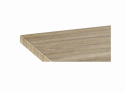 Halmar DIANA H MDF ława z półką blat i półka dąb sonoma / nogi biały MDF laminowany MDF lakierowany Halmar DIANA H MDF ława z półką blat i półka dąb sonoma / nogi biały MDF laminowany MDF lakierowany