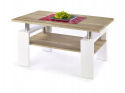 Halmar DIANA H MDF ława z półką blat i półka dąb sonoma / nogi biały MDF laminowany MDF lakierowany Halmar DIANA H MDF ława z półką blat i półka dąb sonoma / nogi biały MDF laminowany MDF lakierowany