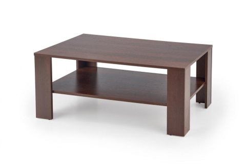 Halmar ława KWADRO prostokątna MDF laminowany ciemny orzech z półką 110x65 Halmar ława KWADRO prostokątna MDF laminowany ciemny orzech z półką 110x65