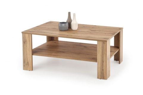 ŁAWA Z PÓŁKĄ KWADRO PROSTOKĄTNA DĄB WOTAN laminat 110 x 65 Halmar ŁAWA Z PÓŁKĄ KWADRO PROSTOKĄTNA DĄB WOTAN laminat 110 x 65 Halmar