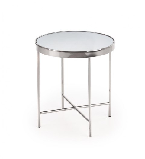 Halmar ława MIRA stal chrom / szkło lustro fi42 Halmar ława MIRA stal chrom / szkło lustro fi42