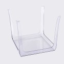 STOLIK BEZBARWNY KWADRATOWY GHOST transparentny - poliwęglan King Home 42x42 LEKKI I WYTRZYMAŁY MOŻNA SZTAPLOWAĆ STOLIK BEZBARWNY KWADRATOWY GHOST transparentny - poliwęglan King Home 42x42 LEKKI I WYTRZYMAŁY MOŻNA SZTAPLOWAĆ
