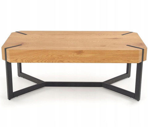 Halmar ława LAVIDA MDF fornir dąb złoty/czarny110x60 Halmar ława LAVIDA MDF fornir dąb złoty/czarny110x60