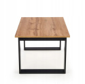 Halmar ława LIBRA dąb wota/czarny MDF fornir100x64 Halmar ława LIBRA dąb wota/czarny MDF fornir100x64