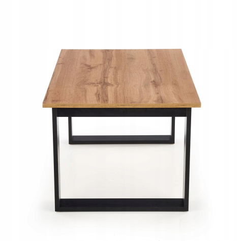 Halmar ława LIBRA dąb wota/czarny MDF fornir100x64 Halmar ława LIBRA dąb wota/czarny MDF fornir100x64