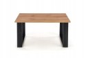 Halmar ława LIBRA dąb wota/czarny MDF fornir100x64 Halmar ława LIBRA dąb wota/czarny MDF fornir100x64