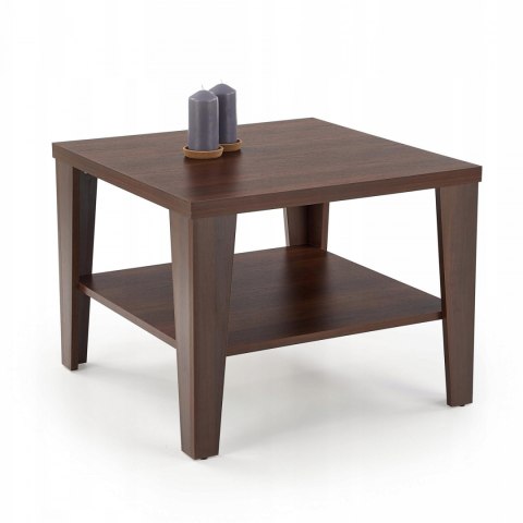 Halmar ława MANTA KWADRAT MDF laminowany ciemy orzech 70x70 Halmar ława MANTA KWADRAT MDF laminowany ciemy orzech 70x70