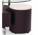 Halmar ława+2 pufy STELLA wenge-MDF laminat 120x65 Halmar ława+2 pufy STELLA wenge-MDF laminat 120x65