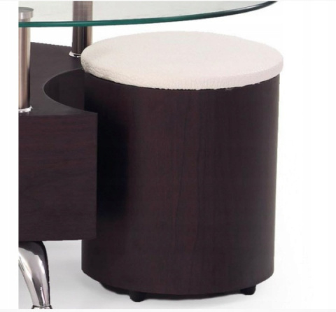 Halmar ława+2 pufy STELLA wenge-MDF laminat 120x65 Halmar ława+2 pufy STELLA wenge-MDF laminat 120x65