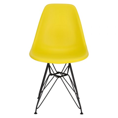 D2.DESIGN Krzesło P016 PP Black żółty D2.DESIGN Krzesło P016 PP Black żółty