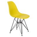 D2.DESIGN Krzesło P016 PP Black żółty D2.DESIGN Krzesło P016 PP Black żółty