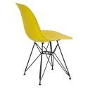 D2.DESIGN Krzesło P016 PP Black żółty D2.DESIGN Krzesło P016 PP Black żółty