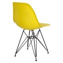 D2.DESIGN Krzesło P016 PP Black żółty D2.DESIGN Krzesło P016 PP Black żółty