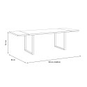 Forte TABLES TBLT483-C826 Stół nierozkładany+system wydłużający