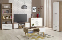 KOMODA LIMA KM-3 Halmar DĄB SONOMA / BIAŁA WYSOKI POŁYSK PŁYTA LAMINOWANA OBRZEŻA ABS KOMODA LIMA KM-3 Halmar DĄB SONOMA / BIAŁA WYSOKI POŁYSK PŁYTA LAMINOWANA OBRZEŻA ABS