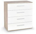 KOMODA LIMA KM-3 Halmar DĄB SONOMA / BIAŁA WYSOKI POŁYSK PŁYTA LAMINOWANA OBRZEŻA ABS KOMODA LIMA KM-3 Halmar DĄB SONOMA / BIAŁA WYSOKI POŁYSK PŁYTA LAMINOWANA OBRZEŻA ABS