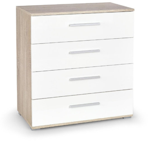KOMODA LIMA KM-3 Halmar DĄB SONOMA / BIAŁA WYSOKI POŁYSK PŁYTA LAMINOWANA OBRZEŻA ABS KOMODA LIMA KM-3 Halmar DĄB SONOMA / BIAŁA WYSOKI POŁYSK PŁYTA LAMINOWANA OBRZEŻA ABS