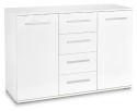 KOMODA Z SZUFLADAMI LIMA KM-4 Halmar BIAŁA MDF laminat OBRZEŻA ABS DO SALONU DO SYPIALNI KOMODA Z SZUFLADAMI LIMA KM-4 Halmar BIAŁA MDF laminat OBRZEŻA ABS DO SALONU DO SYPIALNI